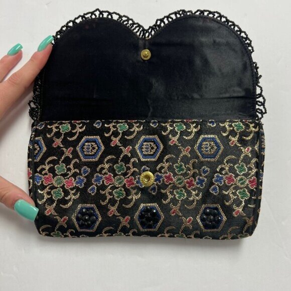 Vintage Wallet with coin purse and mirror - Picture 2 of 9